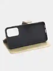 Золотой чехол-книжка с магнитной застежкой для Samsung Galaxy A33 5G (Самсунг Галакси А33 5г)