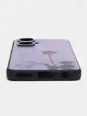 Серебряный чехол для Tecno Camon 19 / 19 Pro, с принтом, с рисунком (Техно Камон 19 Про)