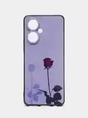 Серебряный чехол для Tecno Camon 19 / 19 Pro, с принтом, с рисунком (Техно Камон 19 Про)
