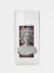 Аметистовый силиконовый чехол для Infinix HOT 12 PLAY NFC, с принтом, с рисунком (Хот 12 Плей)