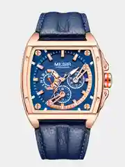 Синий мужские наручные часы Megir ML2204G, с хронографом, в подарочной упаковке