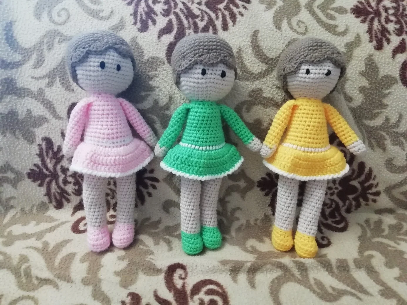 Красный игрушка мягкая Кукла ручная работа