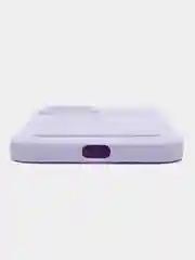 Лавандовый силиконовый чехол для Apple iPhone 12 Pro Max,(Айфон 12про макс), с карманом для карт