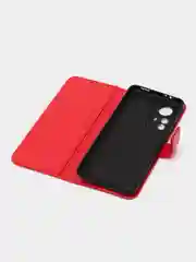 Красный чехол-книжка с магнитной застежкой для Xiaomi 12T (Сяоми 12Т)