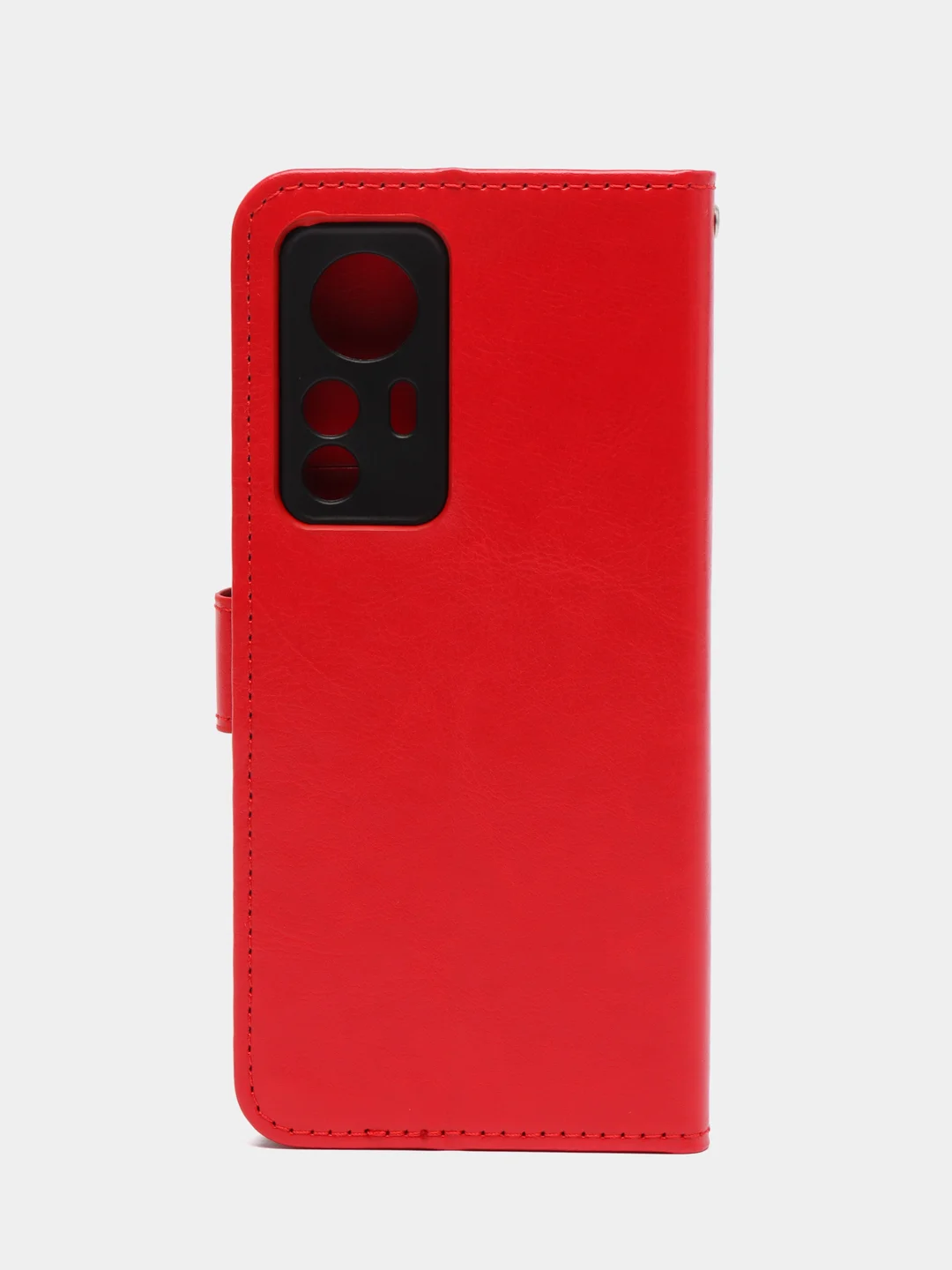 Красный чехол-книжка с магнитной застежкой для Xiaomi 12T (Сяоми 12Т)