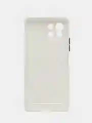 Белый чехол силиконовый для Xiaomi Mi 11 Lite, (Сяоми Ми 11 Лайт), с карман для карт, прозрачный