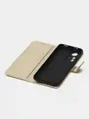 Золотой чехол-книжка с магнитной застежкой для Xiaomi 12T (Сяоми 12Т)