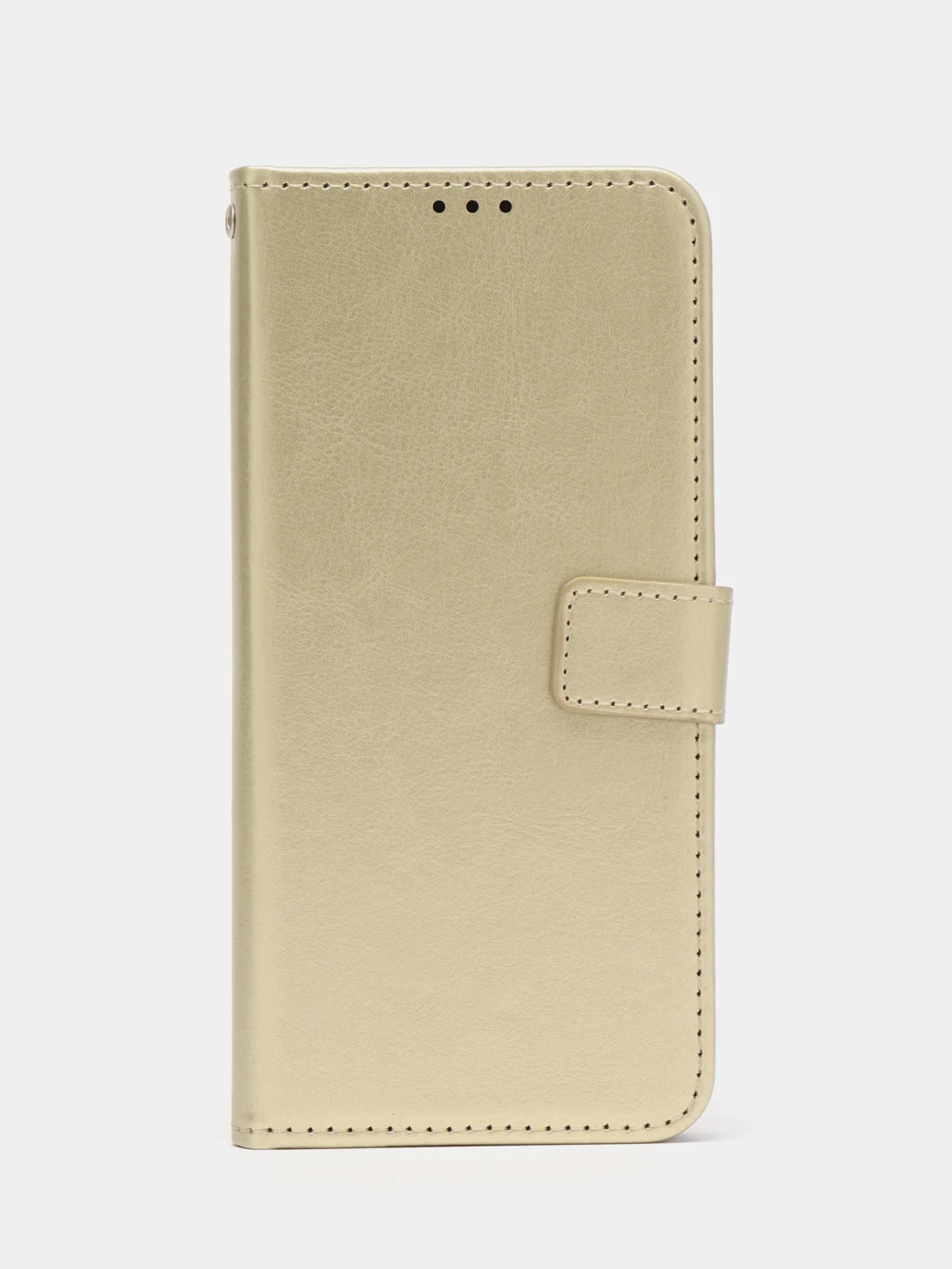 Золотой чехол-книжка с магнитной застежкой для Xiaomi 12T (Сяоми 12Т)
