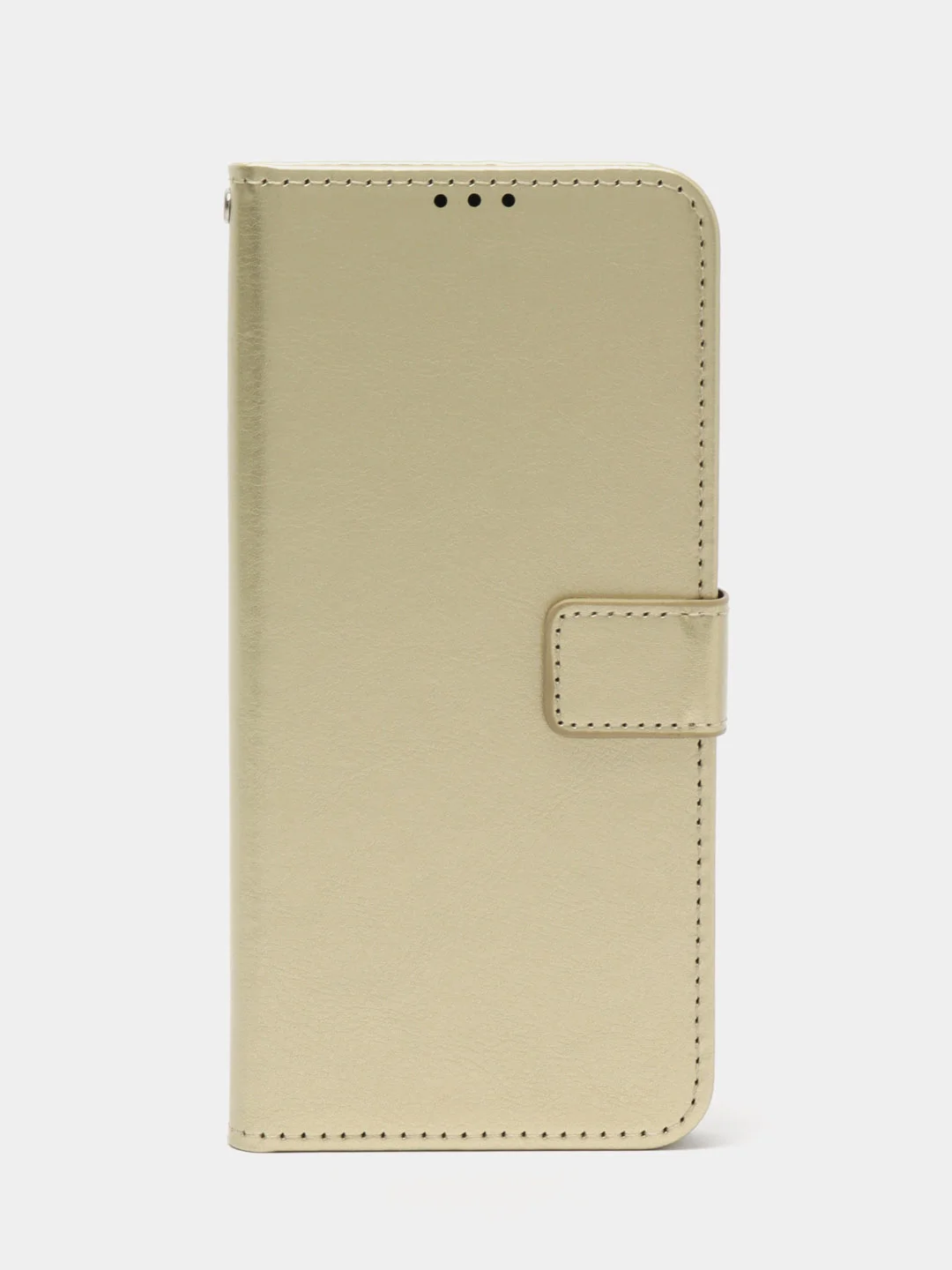Золотой чехол-книжка с магнитной застежкой для Tecno POVA 4 Pro (Техно Пова 4 Про)