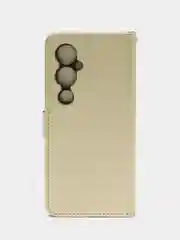Золотой чехол-книжка с магнитной застежкой для Tecno POVA 4 Pro (Техно Пова 4 Про)