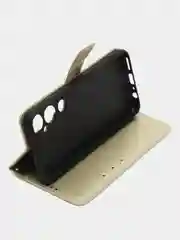 Золотой чехол-книжка с магнитной застежкой для Tecno POVA 4 Pro (Техно Пова 4 Про)