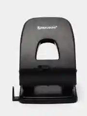 Дырокол для бумаги и листов канцелярский BRAUBERG "SX-40", до 40 листов, черный, 229695