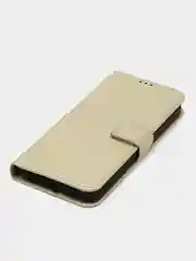 Золотой чехол-книжка с магнитной застежкой для Tecno POP 6 Pro (Техно Поп 6 Про)