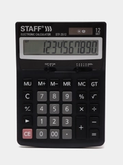 Калькулятор настольный электронный STAFF STF-2512 (170х125мм), 250136