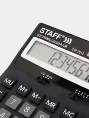 Калькулятор настольный электронный STAFF STF-2512 (170х125мм), 250136