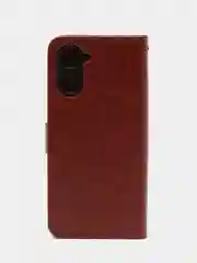 Багровый чехол-книжка с магнитной застежкой для Realme 10 4G, Реалми 10 4 джи