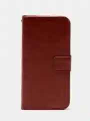 Багровый чехол-книжка с магнитной застежкой для Samsung Galaxy S23, S23 Plus, S23 Ultra