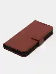 Багровый чехол-книжка с магнитной застежкой для Samsung Galaxy S23, S23 Plus, S23 Ultra