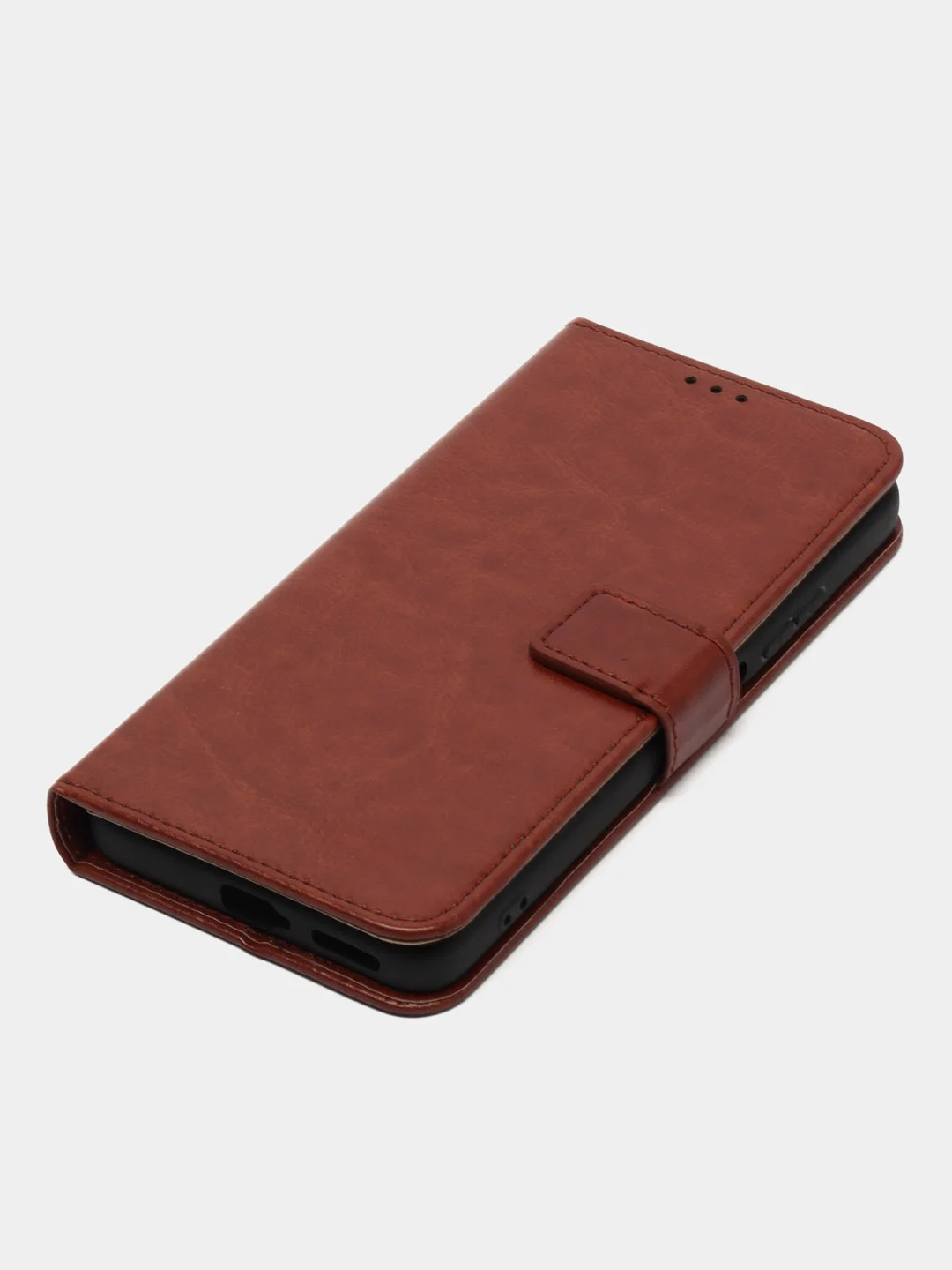 Багровый чехол-книжка с магнитной застежкой для Xiaomi Redmi Note 11 Pro/Note 12 Pro 4G (Сяоми)