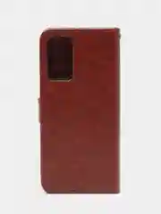 Багровый чехол-книжка с магнитной застежкой для Xiaomi Redmi Note 11 Pro/Note 12 Pro 4G (Сяоми)