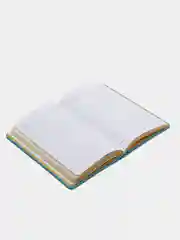 Ежедневник-планер (планинг) - блокнот недатир. А5 BRAUBERG экокожа, 136л, бирюзовый,111666