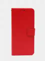 Красный чехол-книжка с магнитной застежкой для Tecno POP 6 Pro (Техно Поп 6 Про)