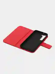 Красный чехол-книжка с магнитной застежкой для Samsung Galaxy S23, S23 Plus, S23 Ultra