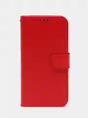 Красный чехол-книжка с магнитной застежкой для Samsung Galaxy S23, S23 Plus, S23 Ultra