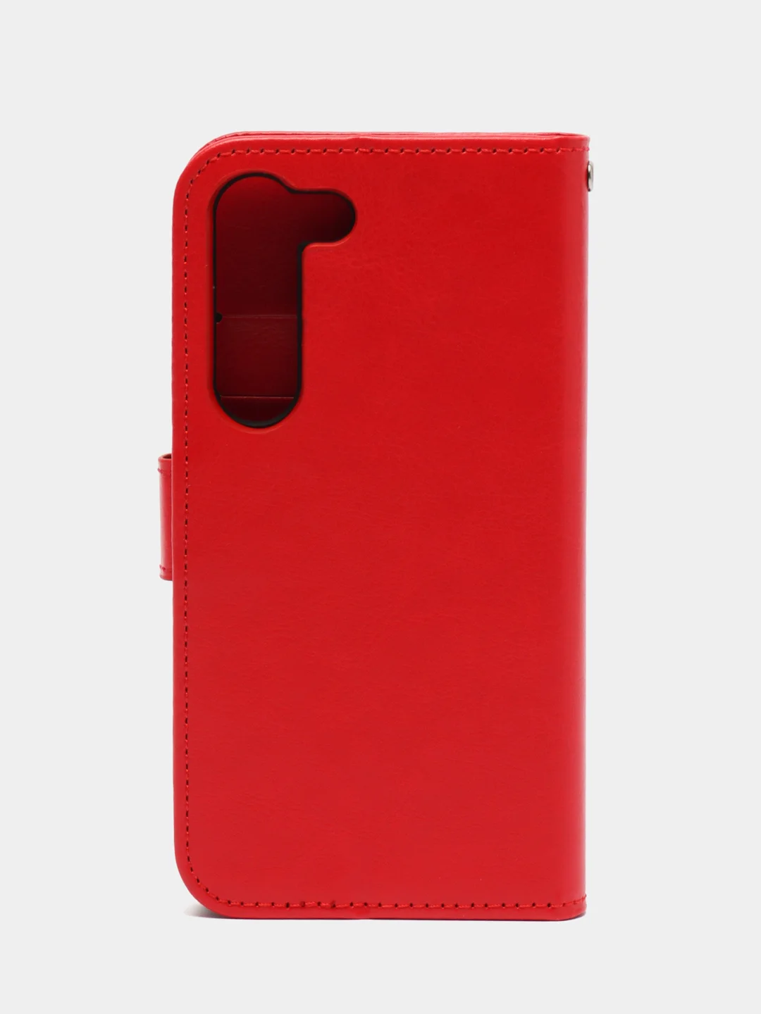 Красный чехол-книжка с магнитной застежкой для Samsung Galaxy S23, S23 Plus, S23 Ultra