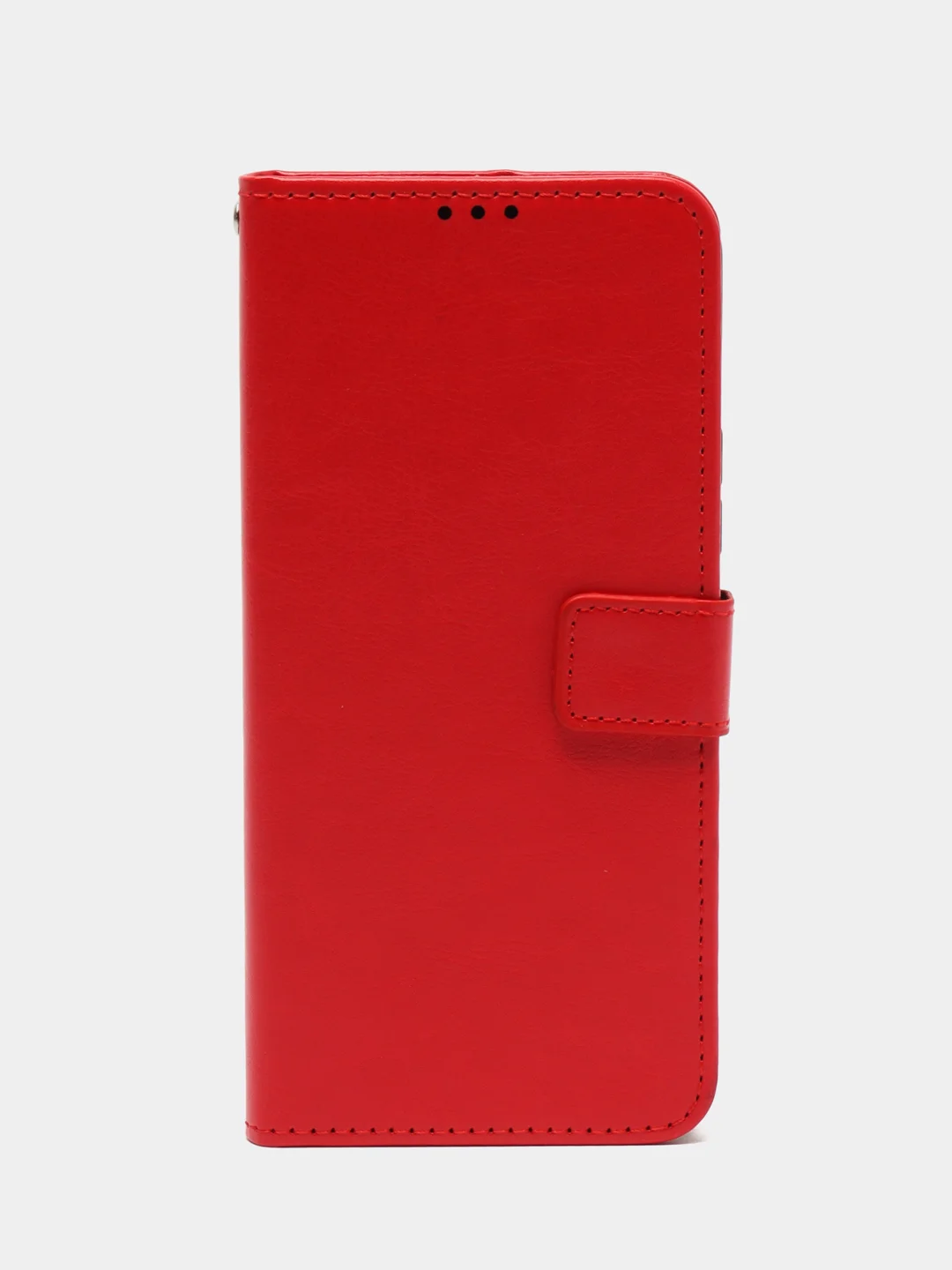 Красный чехол-книжка с магнитной застежкой для Tecno POVA 4 Pro (Техно Пова 4 Про)