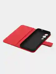 Красный чехол-книжка с магнитной застежкой для Tecno POVA 4 Pro (Техно Пова 4 Про)
