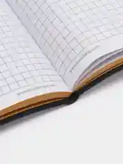 Блокнот-записная книжка, тетрадь для записей и рисования А5 экокожа, гибкий 80л, 112067