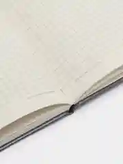 Блокнот-записная книжка, тетрадь для записей и рисования А5, экокожа, 80л, клетка, 113335