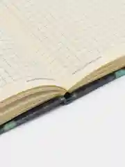 Блокнот-записная книжка, тетрадь для записей и рисования А5 экокожа, твердый 80л, 112078