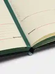 Ежедневник-планер (планинг) - блокнот недатиров. А5 BRAUBERG экокожа твердый, 136л, 112028