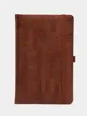 Ежедневник-планер (планинг) - блокнот недатиров. А5 BRAUBERG экокожа, резинка 136л, 111676
