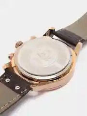 Багровый мужские наручные часы Lige LG8932 с хронографом, в подарочной упаковке