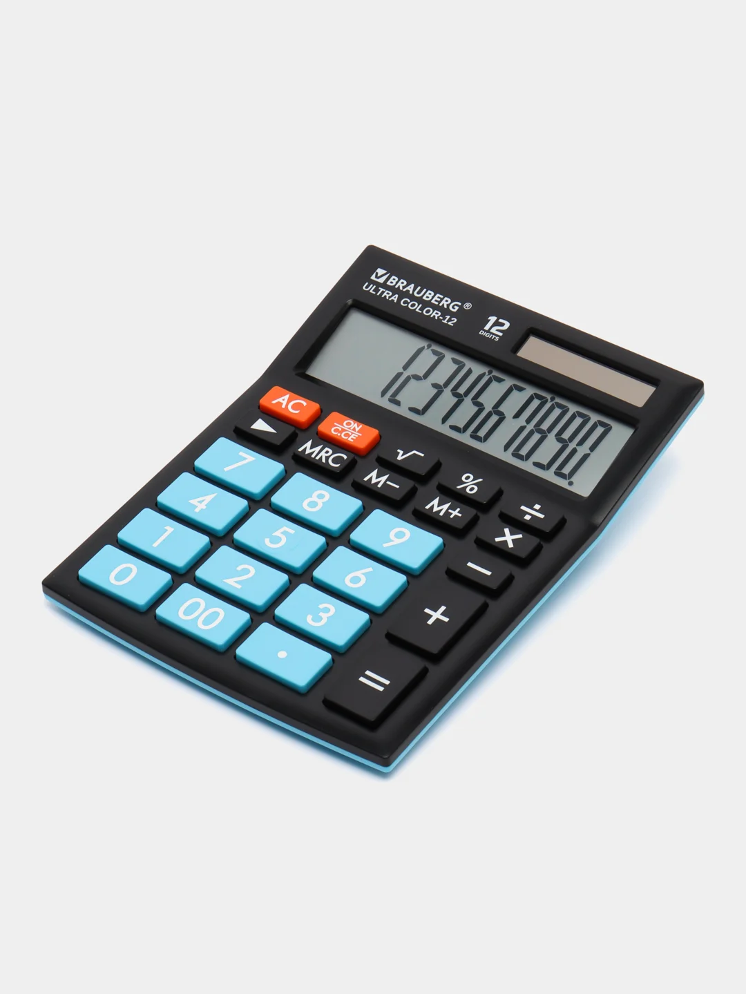 Калькулятор настольный электронный BRAUBERG ULTRA COLOR-12-BKBU (192x143мм), 250497