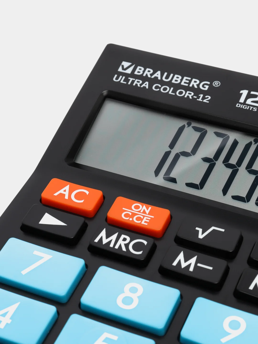 Калькулятор настольный электронный BRAUBERG ULTRA COLOR-12-BKBU (192x143мм), 250497