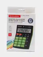 Калькулятор настольный электронный BRAUBERG ULTRA COLOR-12-BKLG (192x143мм), 250498