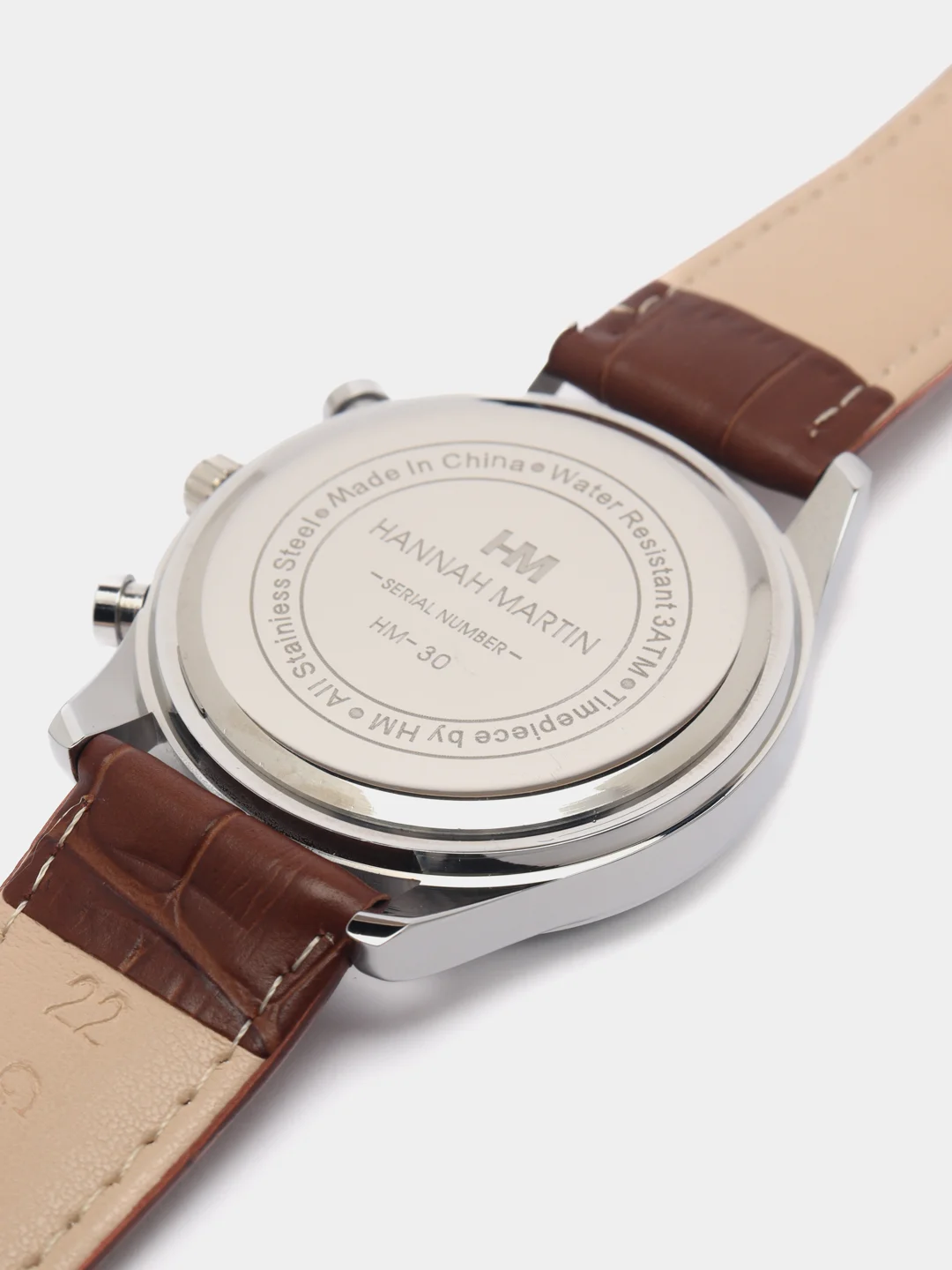 Коричневый мужские наручные часы Hannah Martin HM58190, в подарочной упаковке