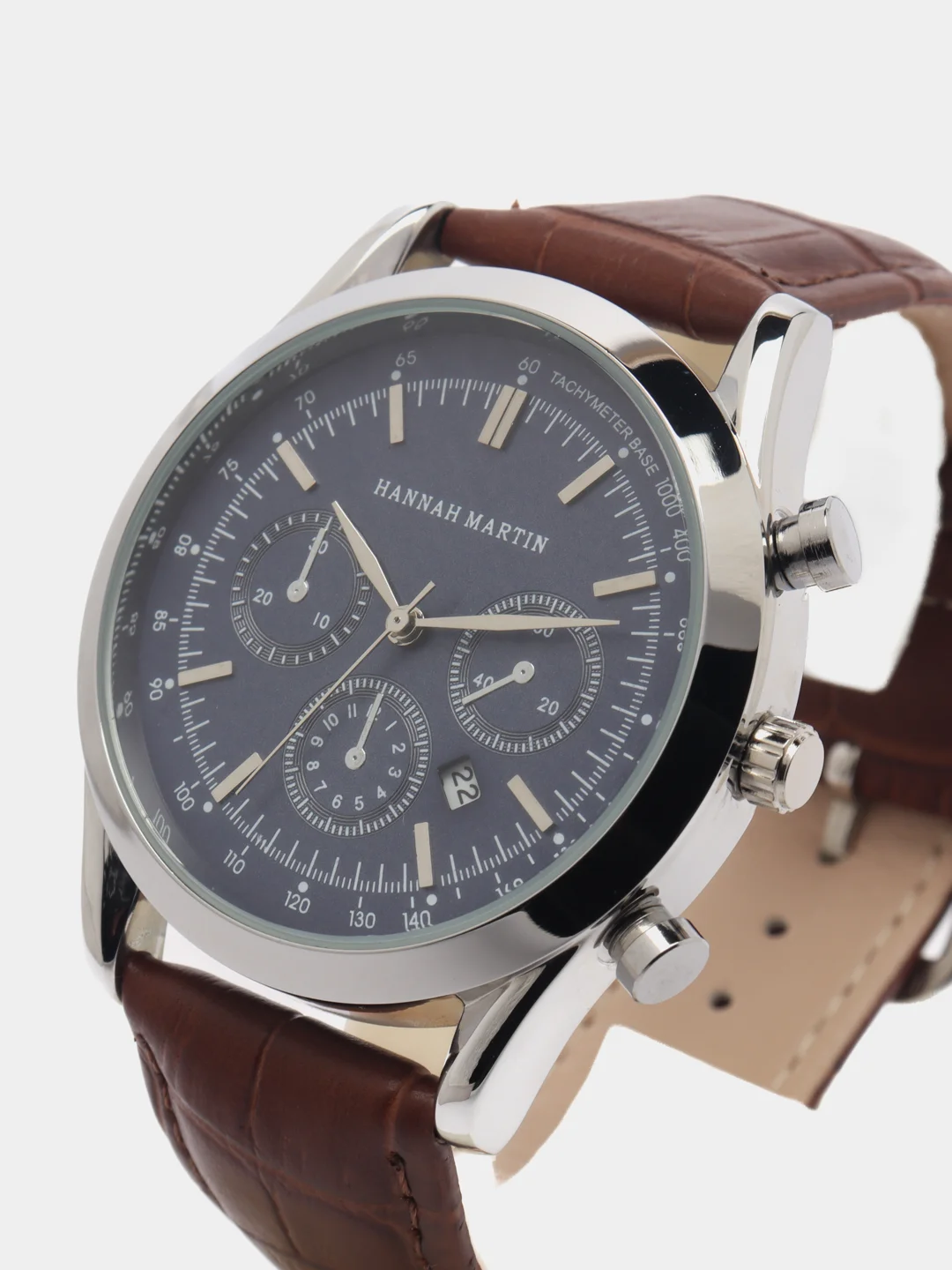 Коричневый мужские наручные часы Hannah Martin HM58190, в подарочной упаковке