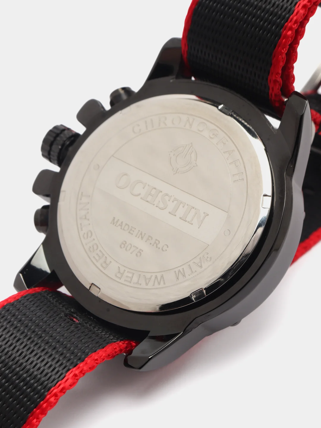 Красный мужские наручные часы Ochstin 7075C с хронографом в подарочной упаковке