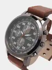 Шоколадный мужские наручные часы Hannah Martin HM8701, в подарочной упаковке