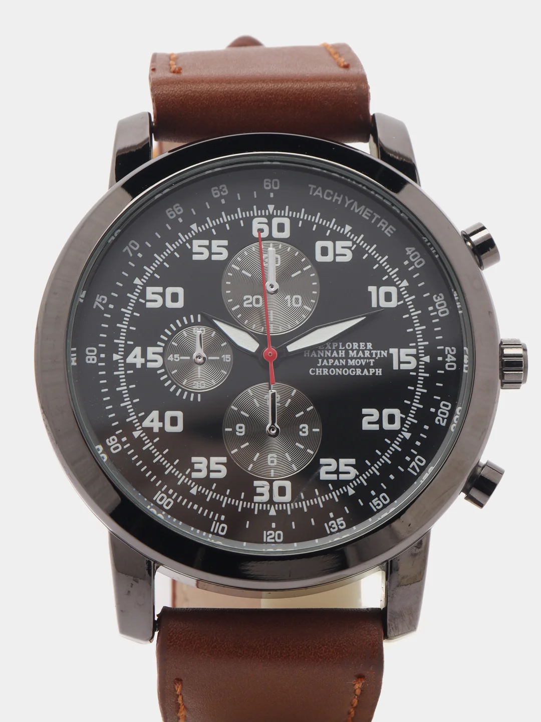Шоколадный мужские наручные часы Hannah Martin HM8701, в подарочной упаковке