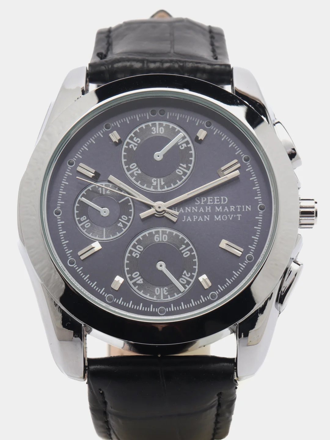 Синий меланж мужские наручные часы Hannah Martin HM6301, в подарочной упаковке