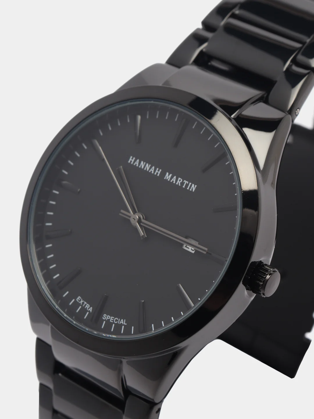Черный мужские наручные часы Hannah Martin HM3201, в подарочной упаковке