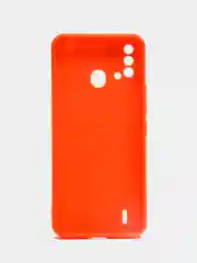 Оранжевый силиконовый чехол для Itel Vision 2S (Ител Вижен 2С), силиконовый
