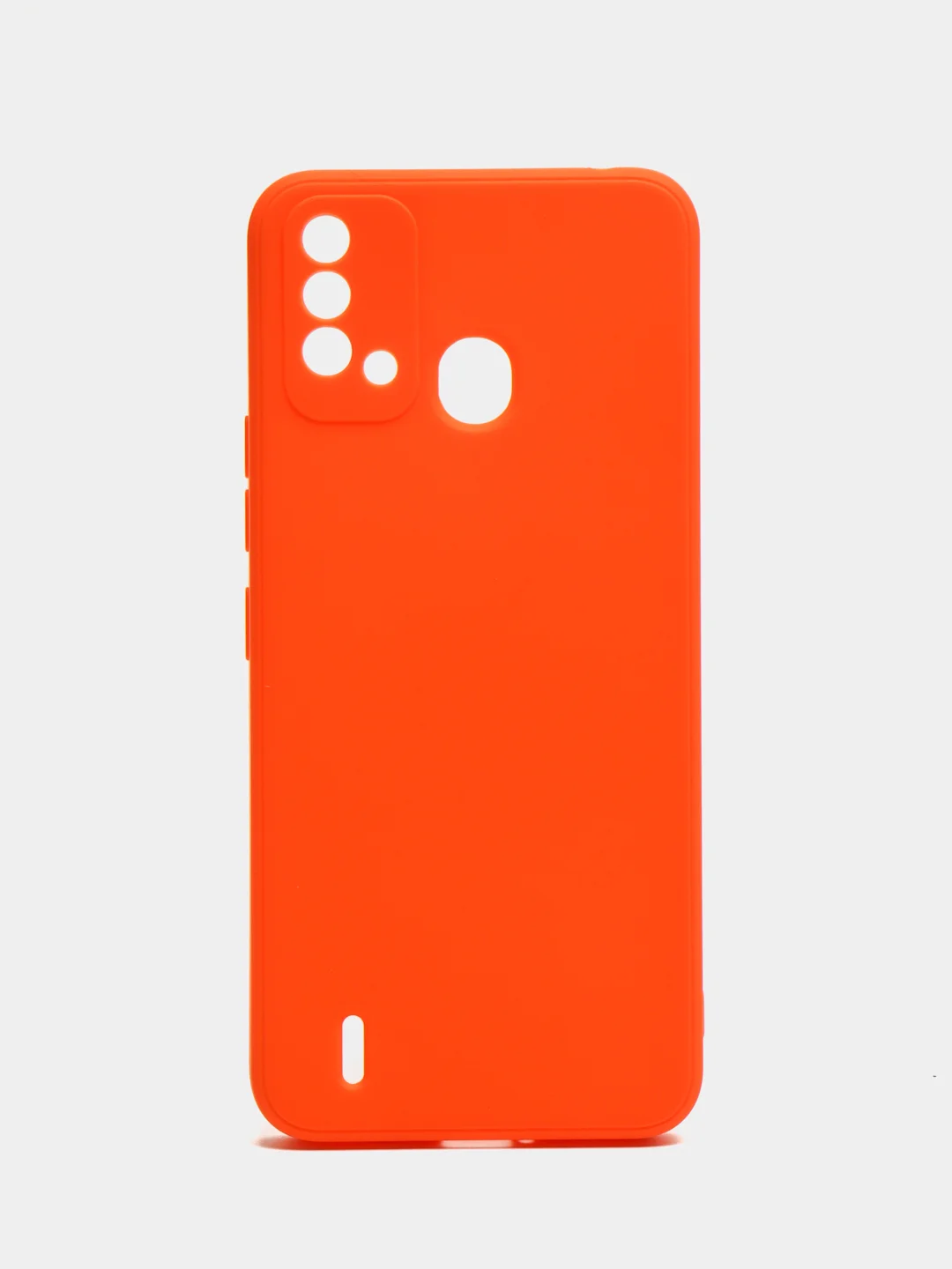 Оранжевый силиконовый чехол для Itel Vision 2S (Ител Вижен 2С), силиконовый