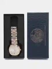 Серый металлик мужские наручные часы Lige LG9904 с календарём, в подарочной упаковке